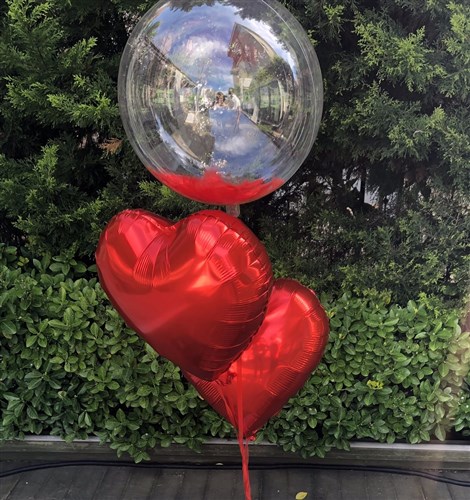 Kalpli Balonlar ve Kırmızı Tüylü Balon